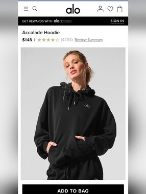ALO Yoga Accolade Hoodie - Black